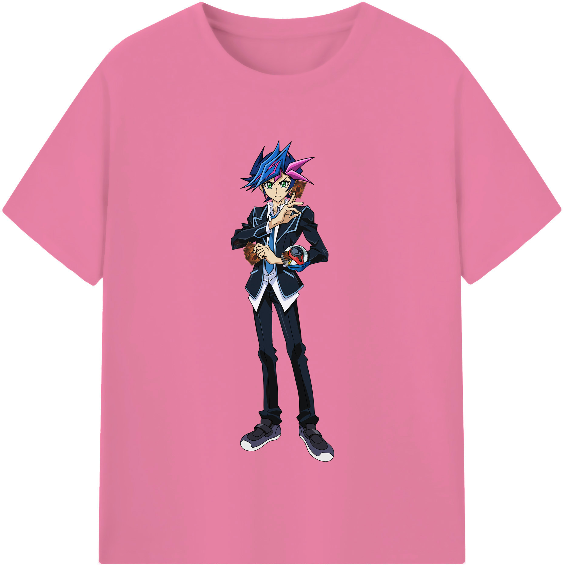 （画像用） 遊☆戯☆王 Yu-Gi-Oh! 綿100％半袖Tシャツ（フロントプリント）
